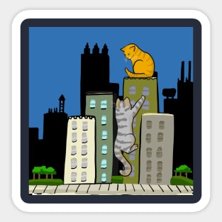 Rampage Cats Sticker